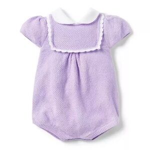 BABY COLLARED SWEATER ROMPER